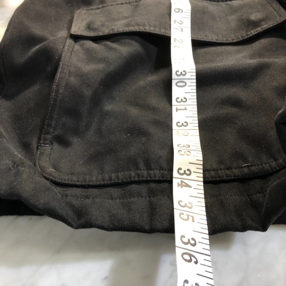 Claiborne Black W/ Brown Collar Suede Jacket 2XL - Picture 11 of 13
